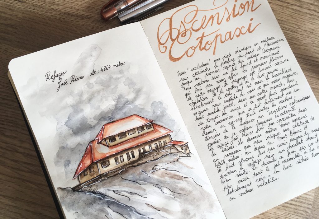 Créer une page de ton carnet de voyage (pas-à-pas) - Carnet de Dessin